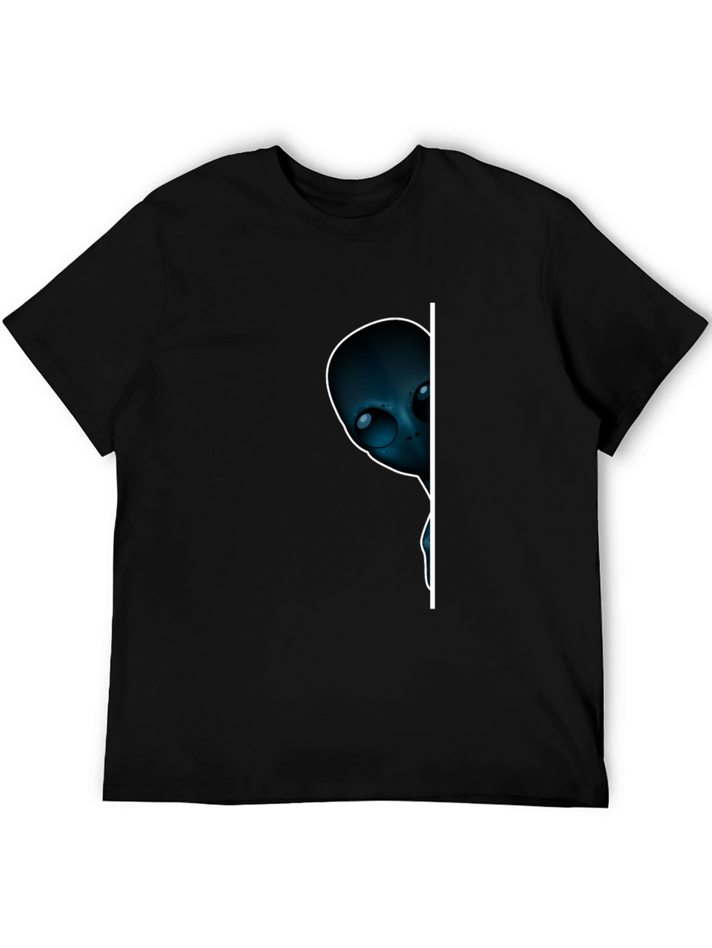 Alien Peek-a-Boo Graphic T-Shirt