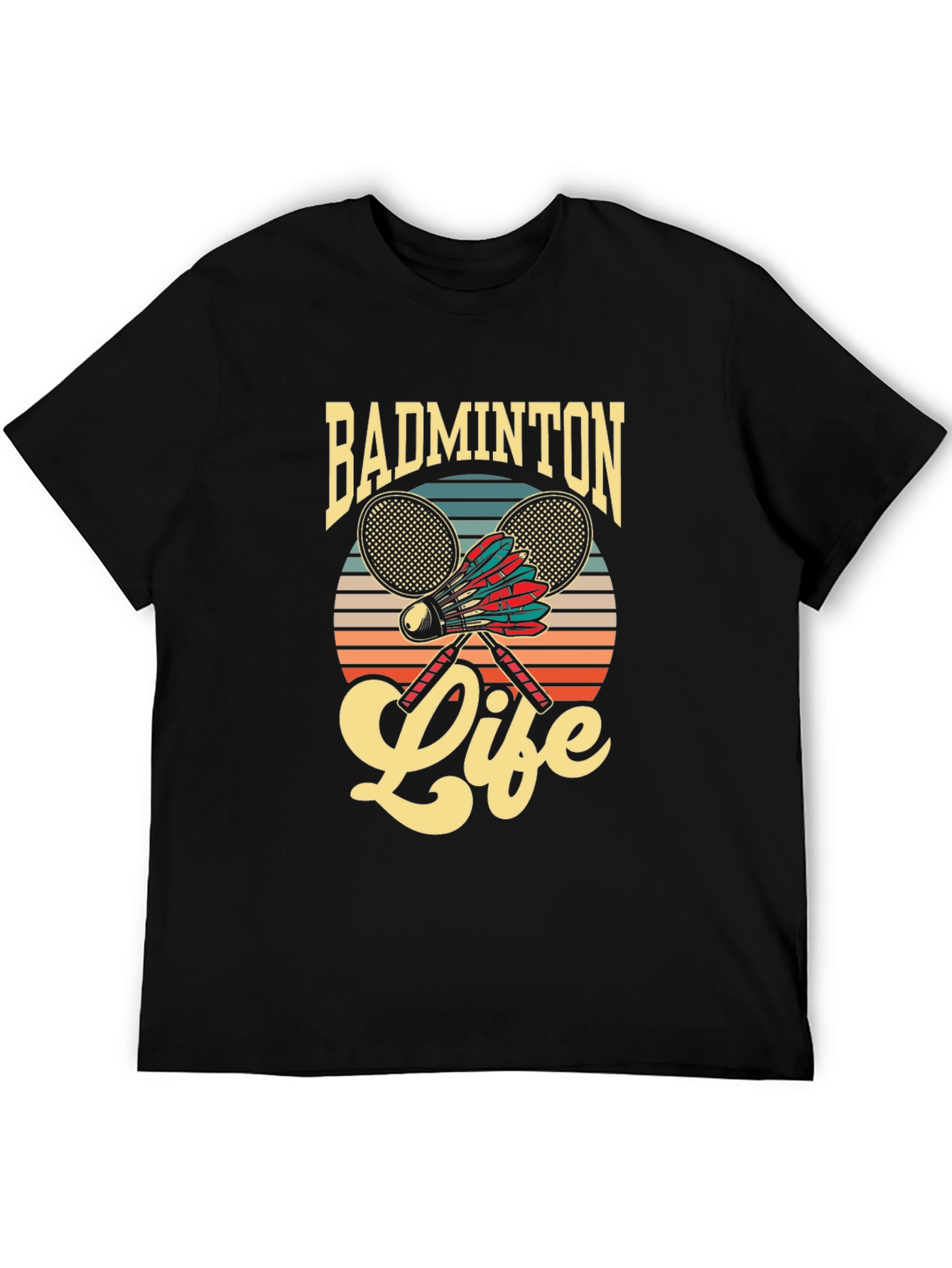 Badminton Life Graphic Tee | Retro Style