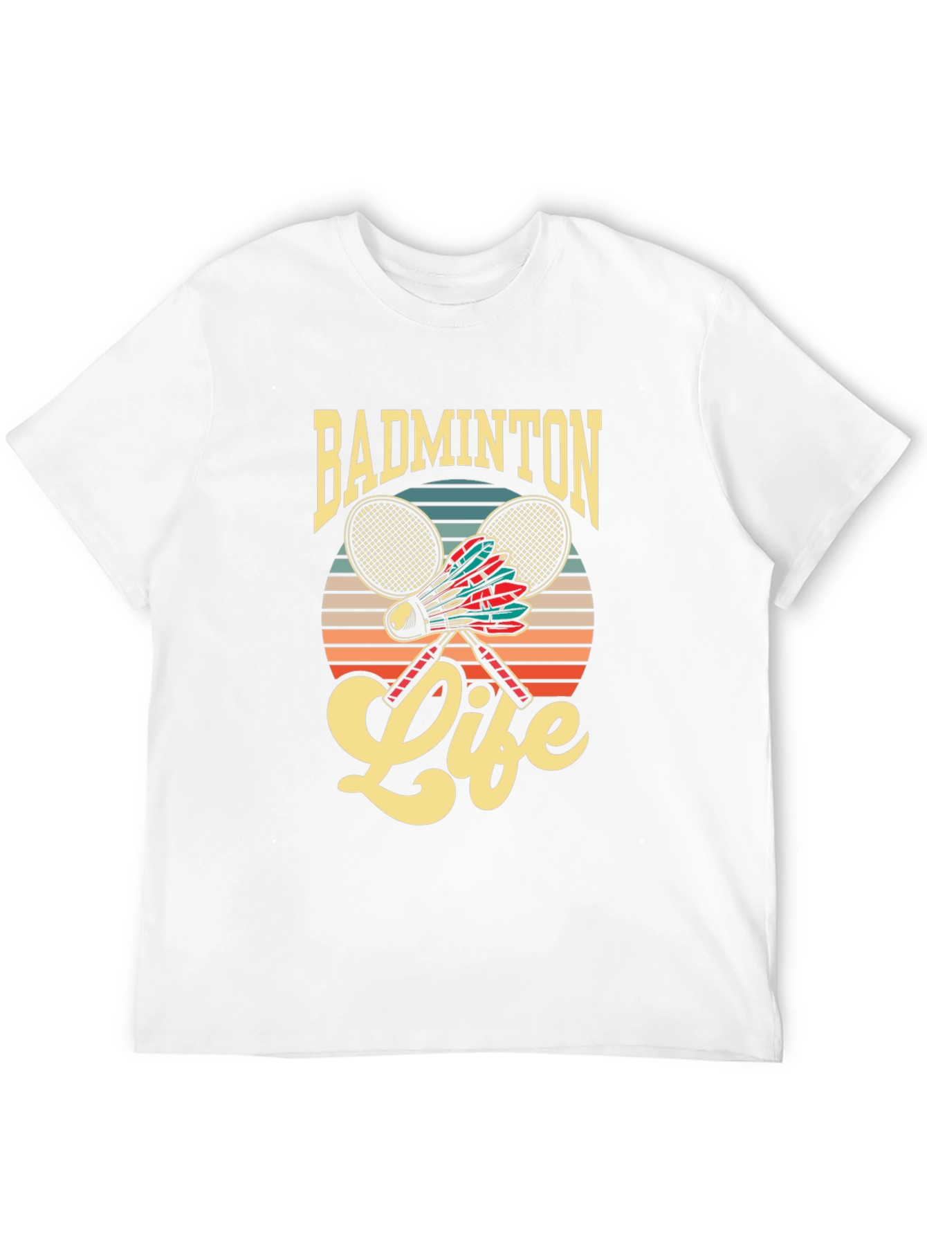 Badminton Life Graphic Tee | Retro Style