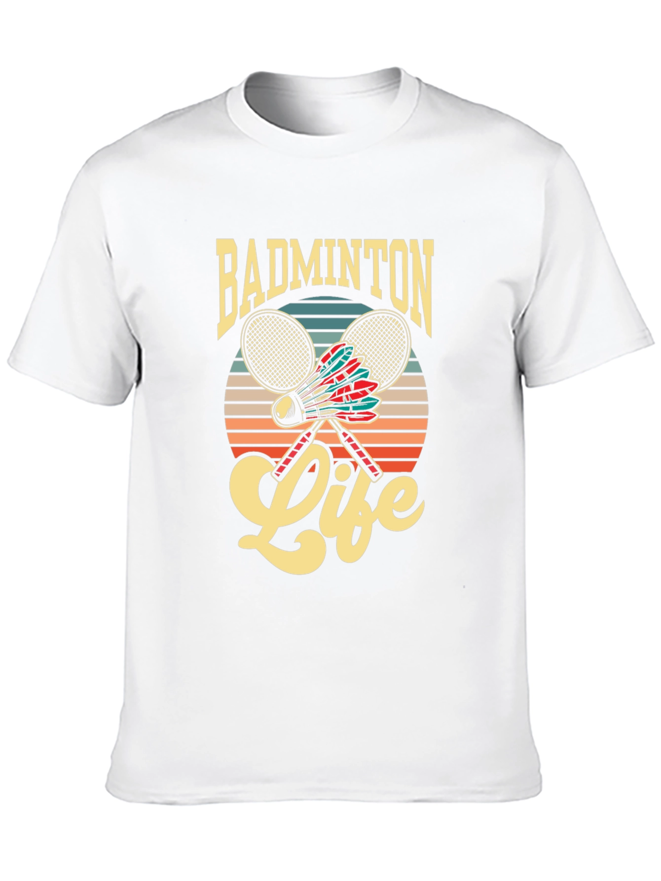 Badminton Life Graphic Tee | Retro Style