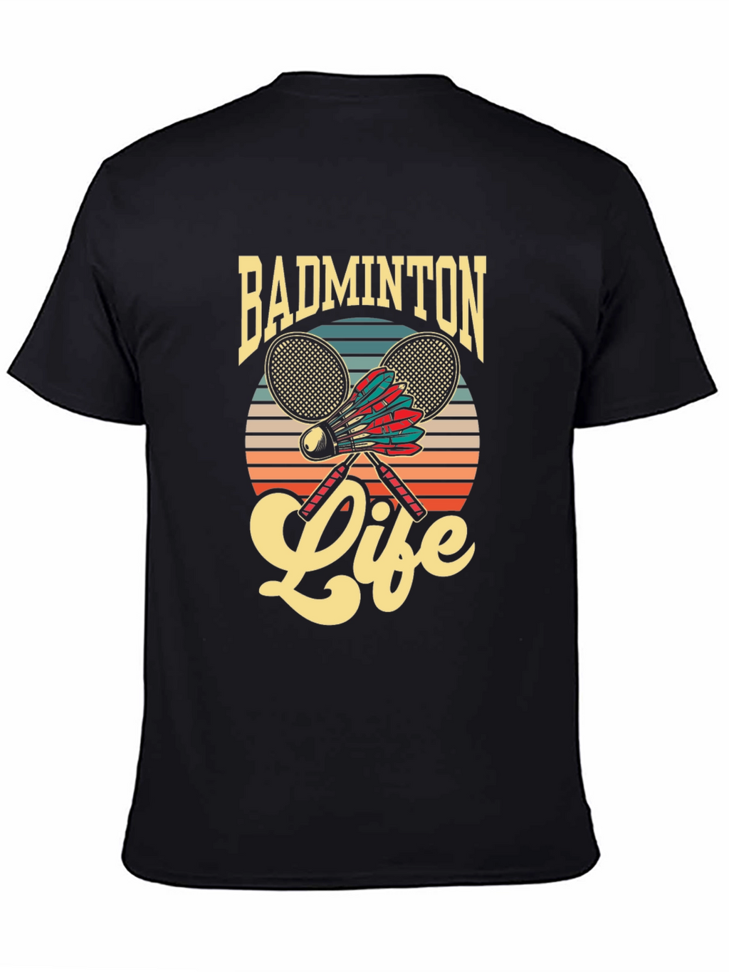 Badminton Life Graphic Tee | Retro Style