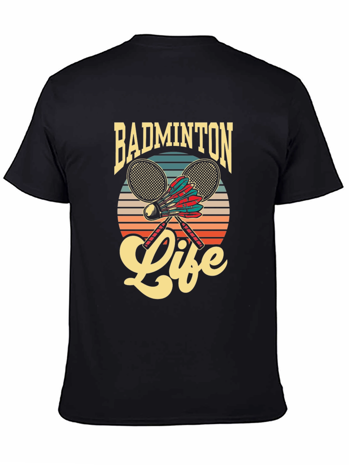 Badminton Life Graphic Tee | Retro Style