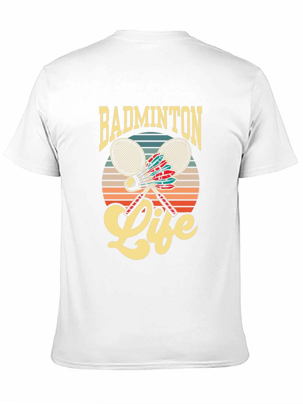 Badminton Life Graphic Tee | Retro Style
