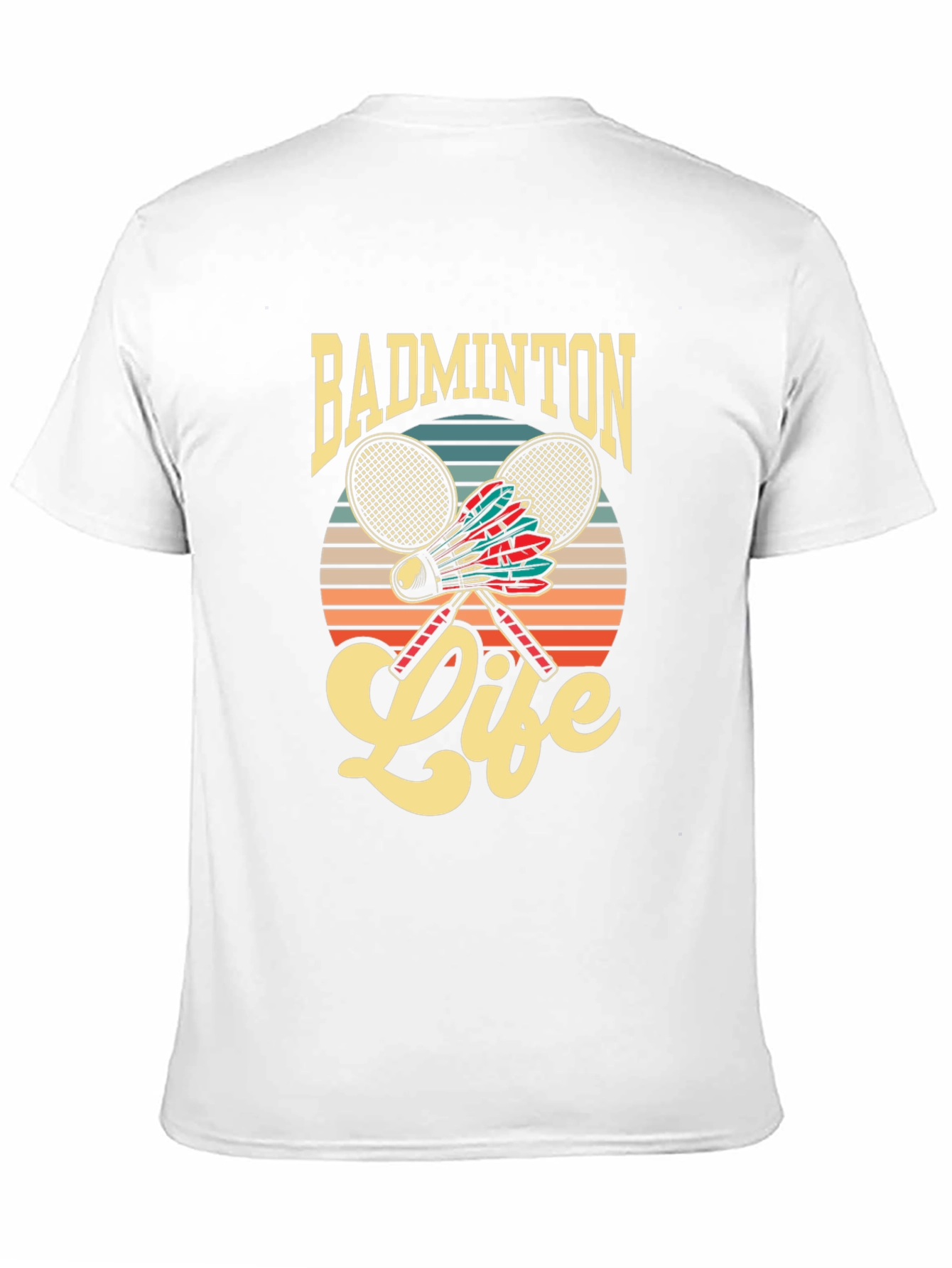 Badminton Life Graphic Tee | Retro Style
