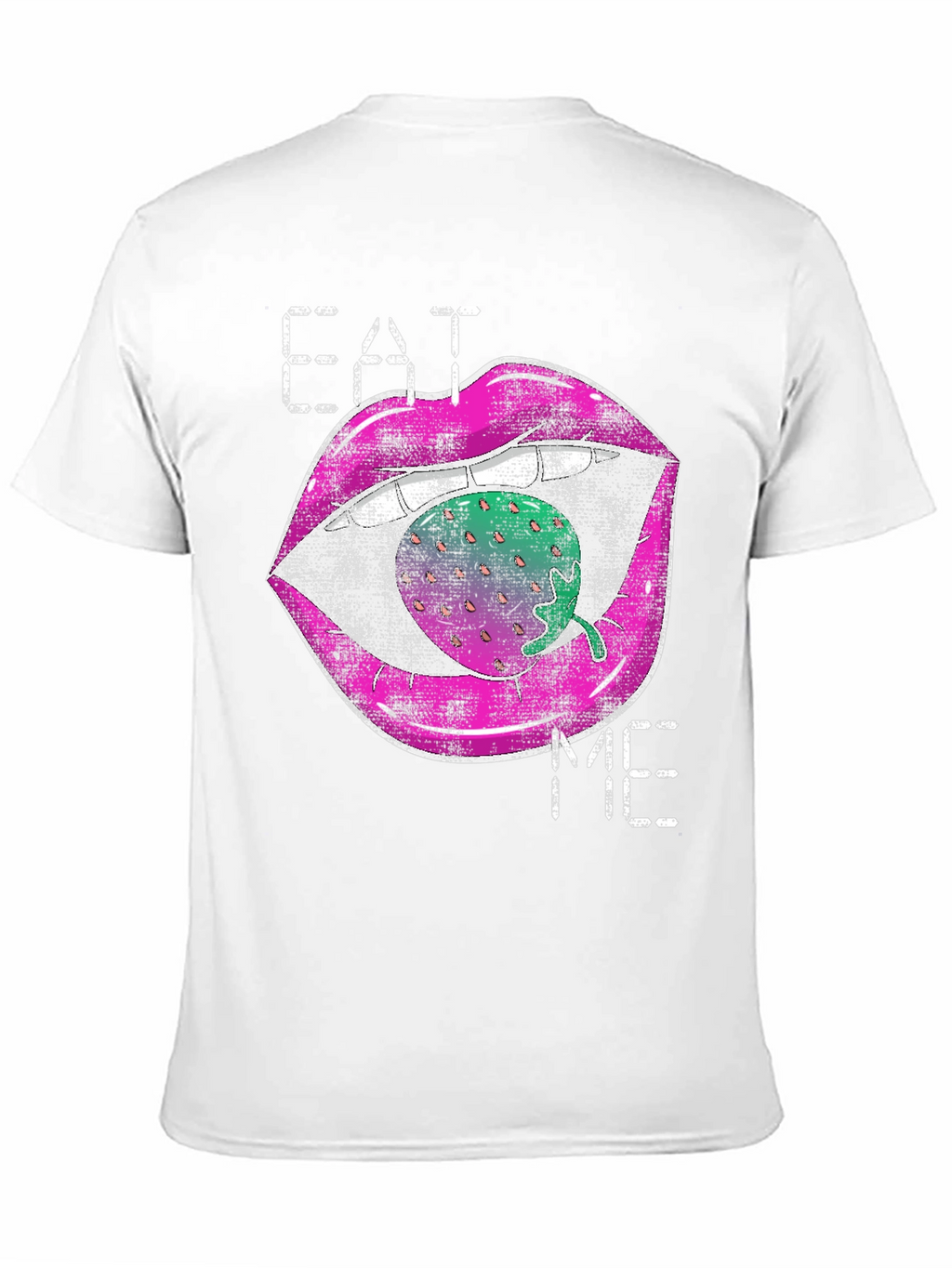 Eat Me Strawberry Lips Graphic Tee