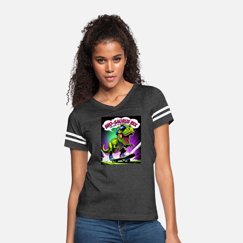 Funny Bro-saurus Rex Too Cool to Extinct