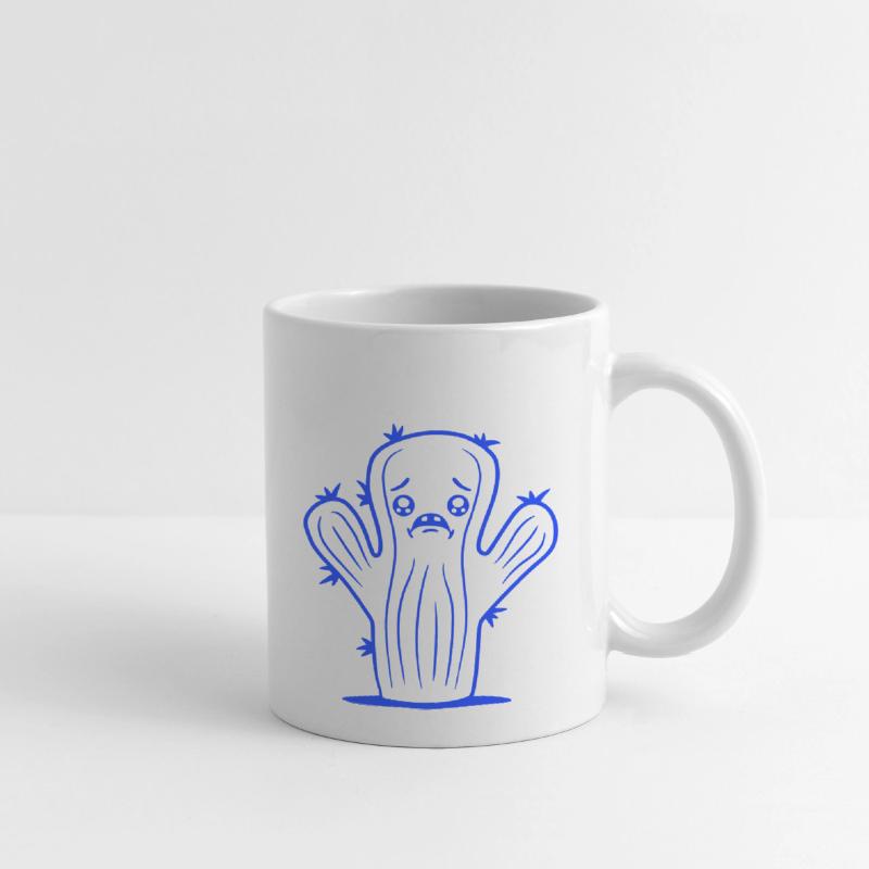 Funny Cactus Sad Face Crying Unhappy Lonely Comic