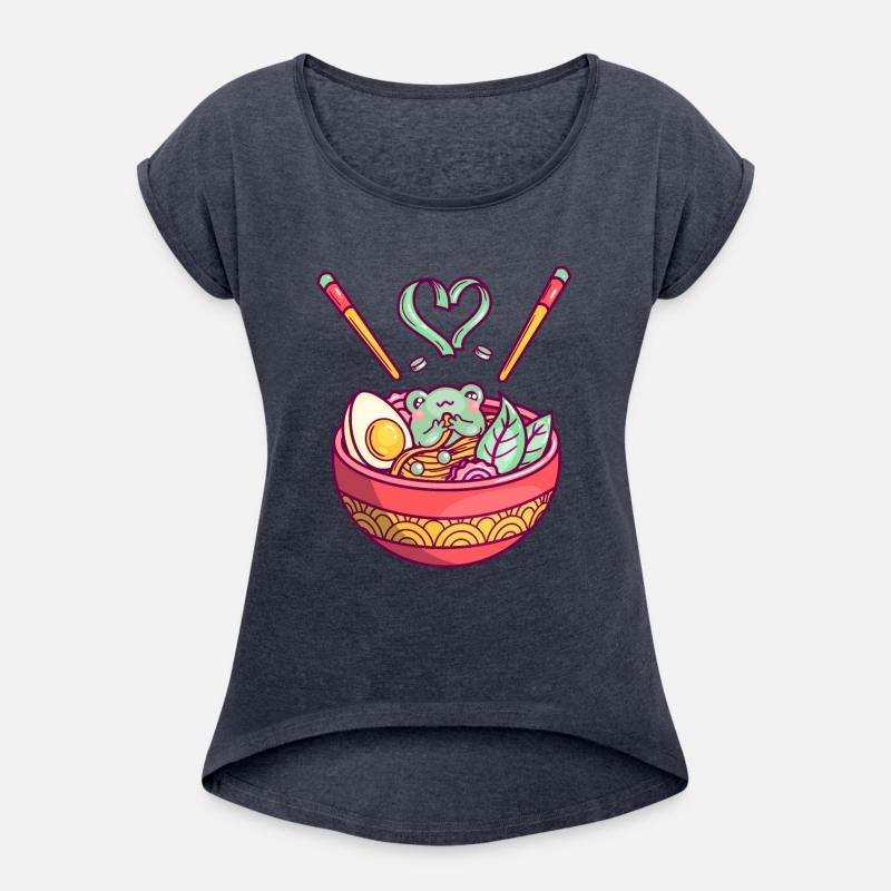 Funny Frog in Ramen Soup Design (TheWienerArt)