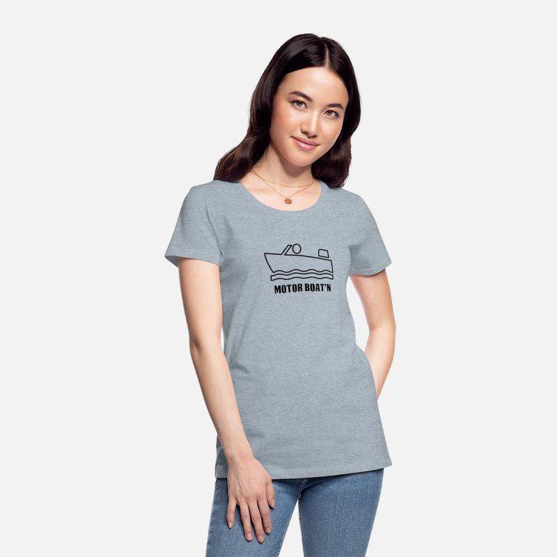 Funny Motor Boating T-Shirt | Graphic Boat Design