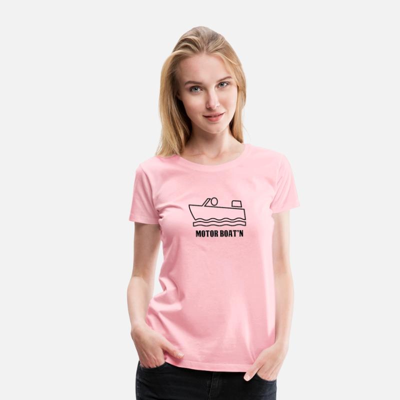 Funny Motor Boating T-Shirt | Graphic Boat Design
