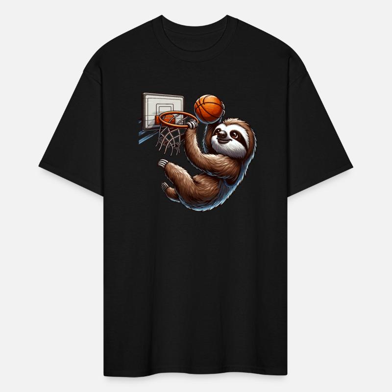Funny Sloth Playing Basketball for Basketball