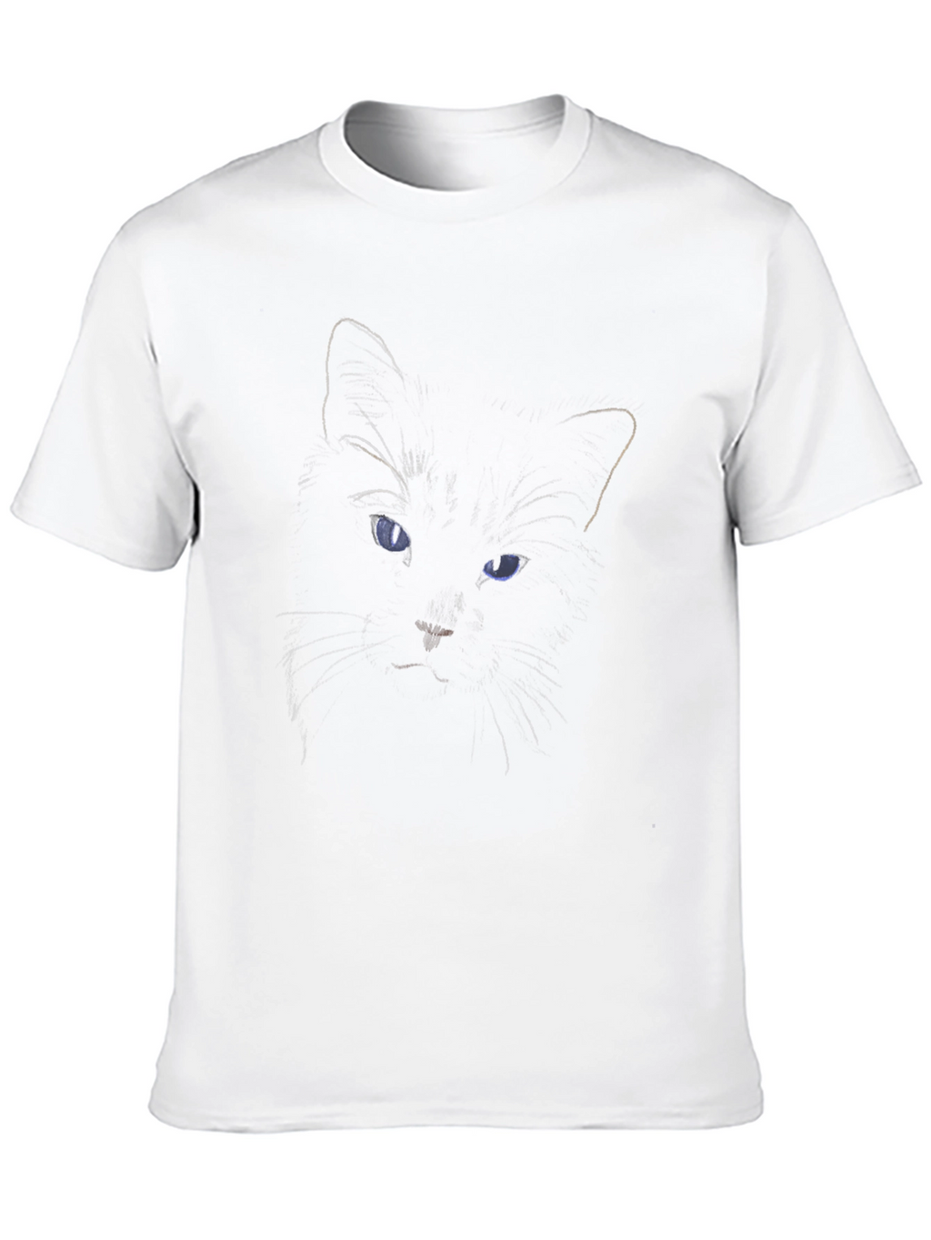 Black Cat Eyes Graphic T-Shirt - Mens