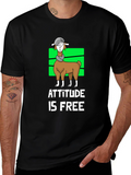 Attitude is Free Llama T-Shirt