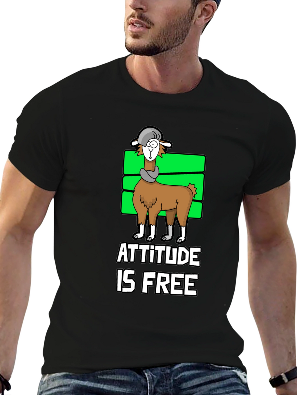 Attitude is Free Llama T-Shirt