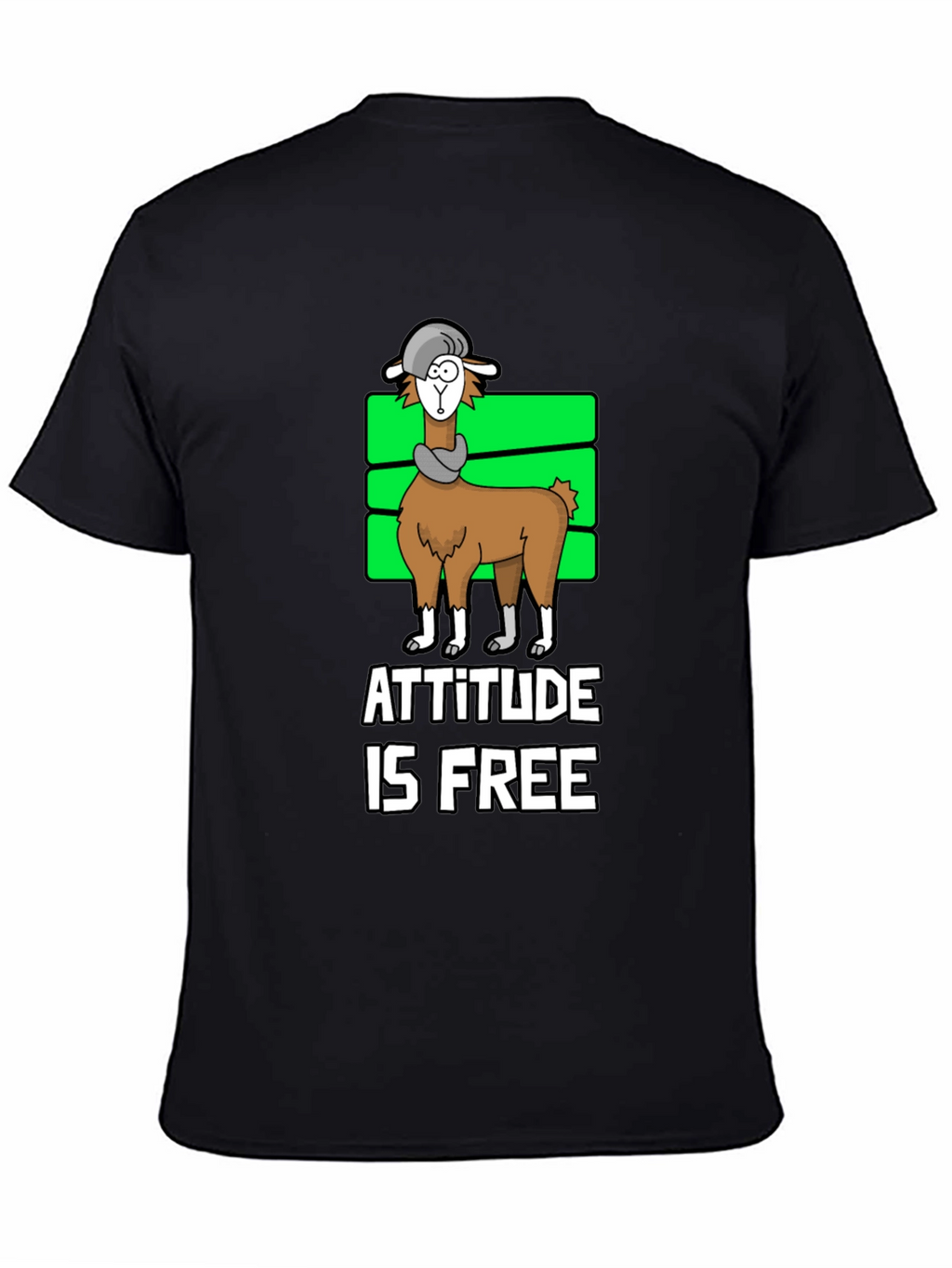 Attitude is Free Llama T-Shirt