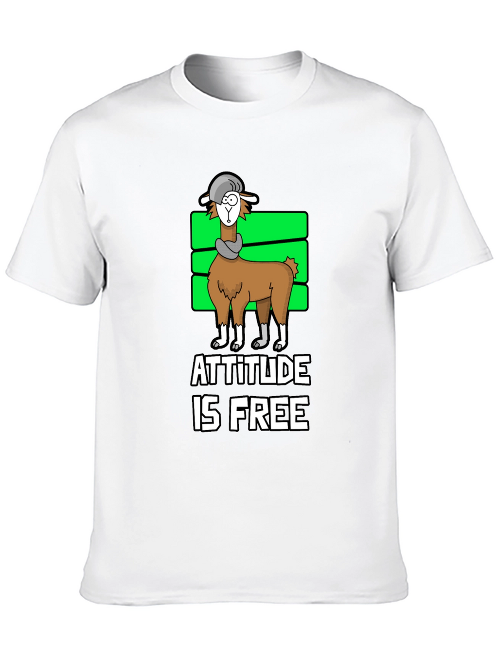 Attitude is Free Llama T-Shirt