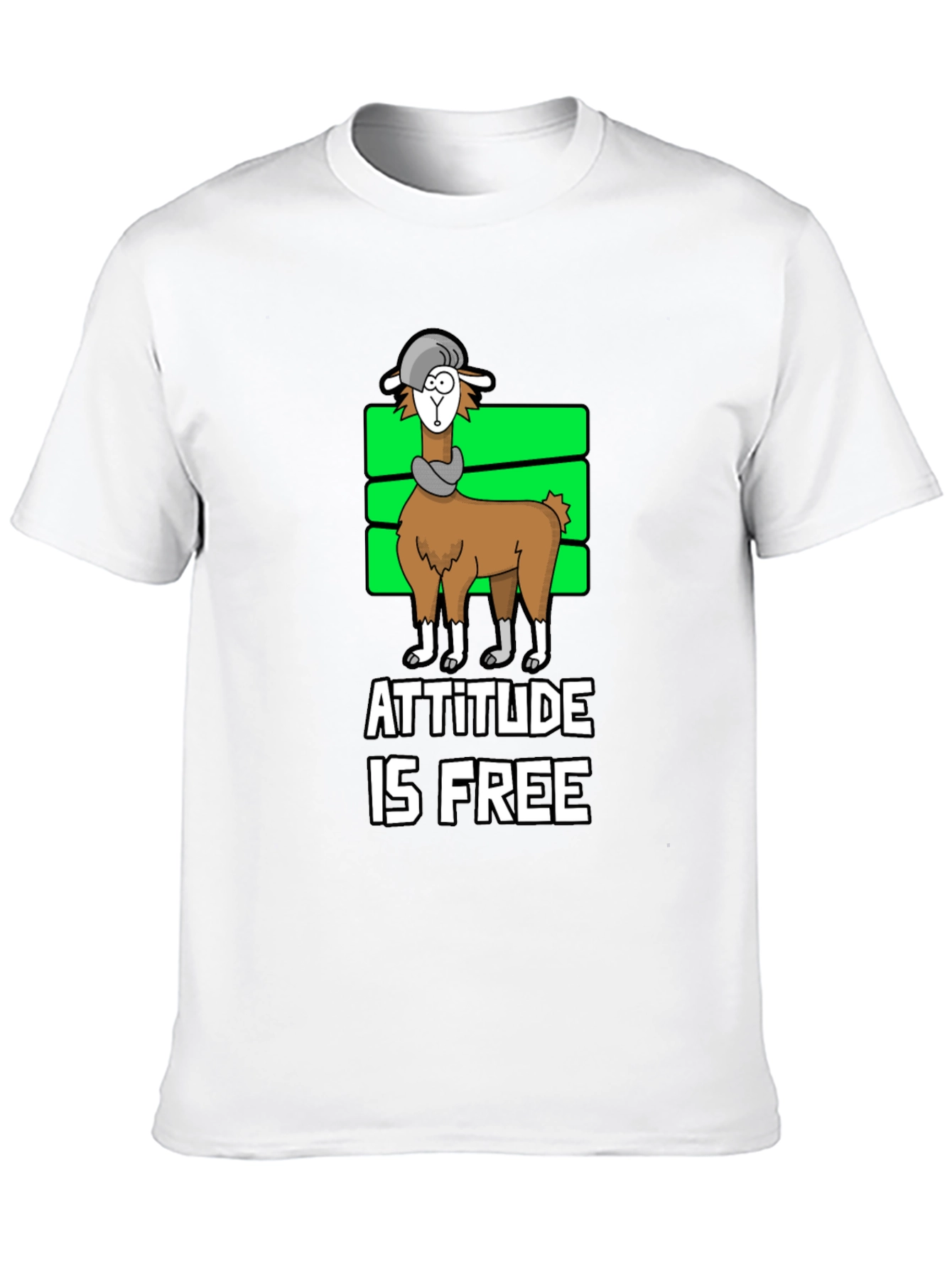 Attitude is Free Llama T-Shirt