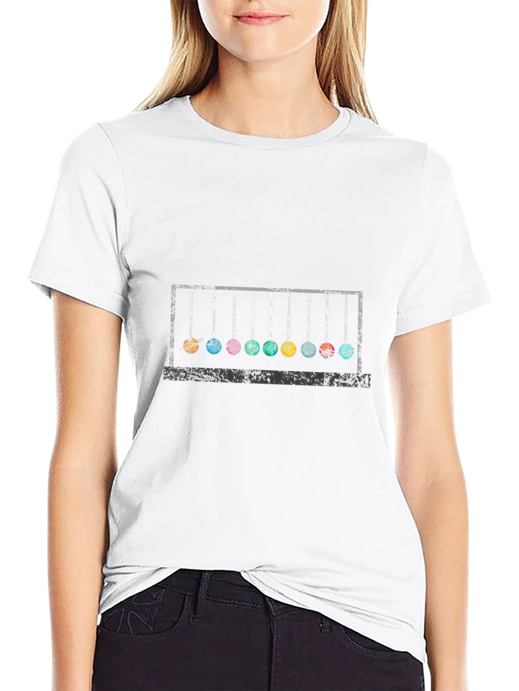 Newtons Cradle Graphic Tee - Science T-Shirt