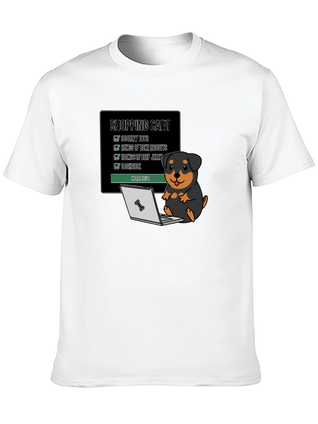 Dog Lover Shopping Cart T-Shirt