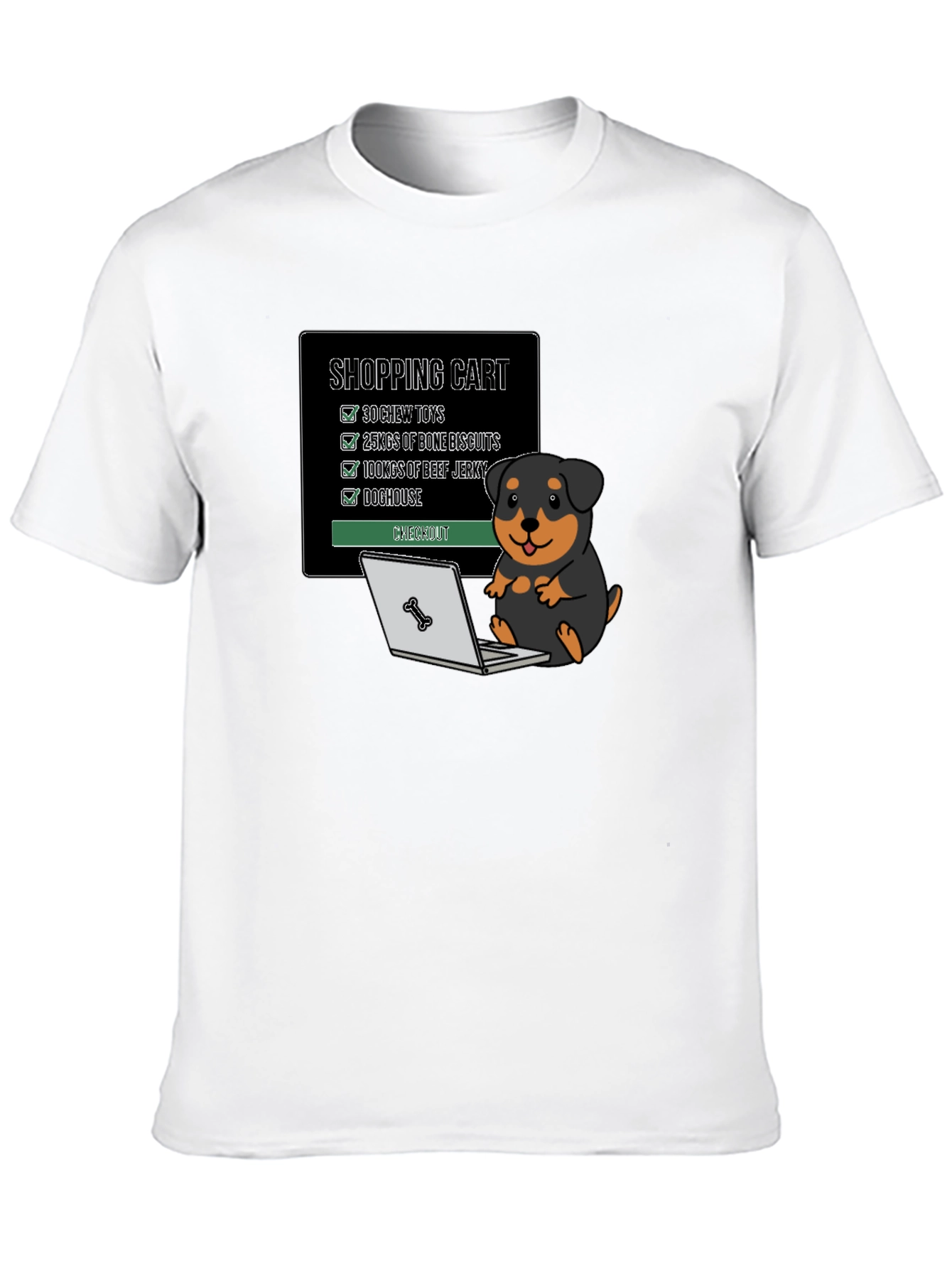 Dog Lover Shopping Cart T-Shirt
