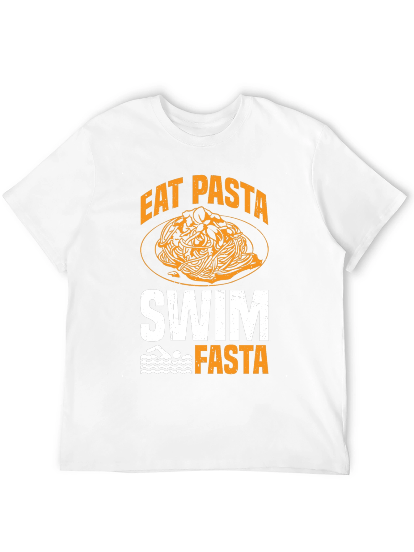 Eat Pasta Swim Fasta Graphic T-Shirt