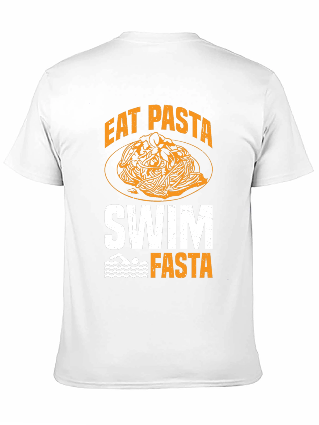 Eat Pasta Swim Fasta Graphic T-Shirt