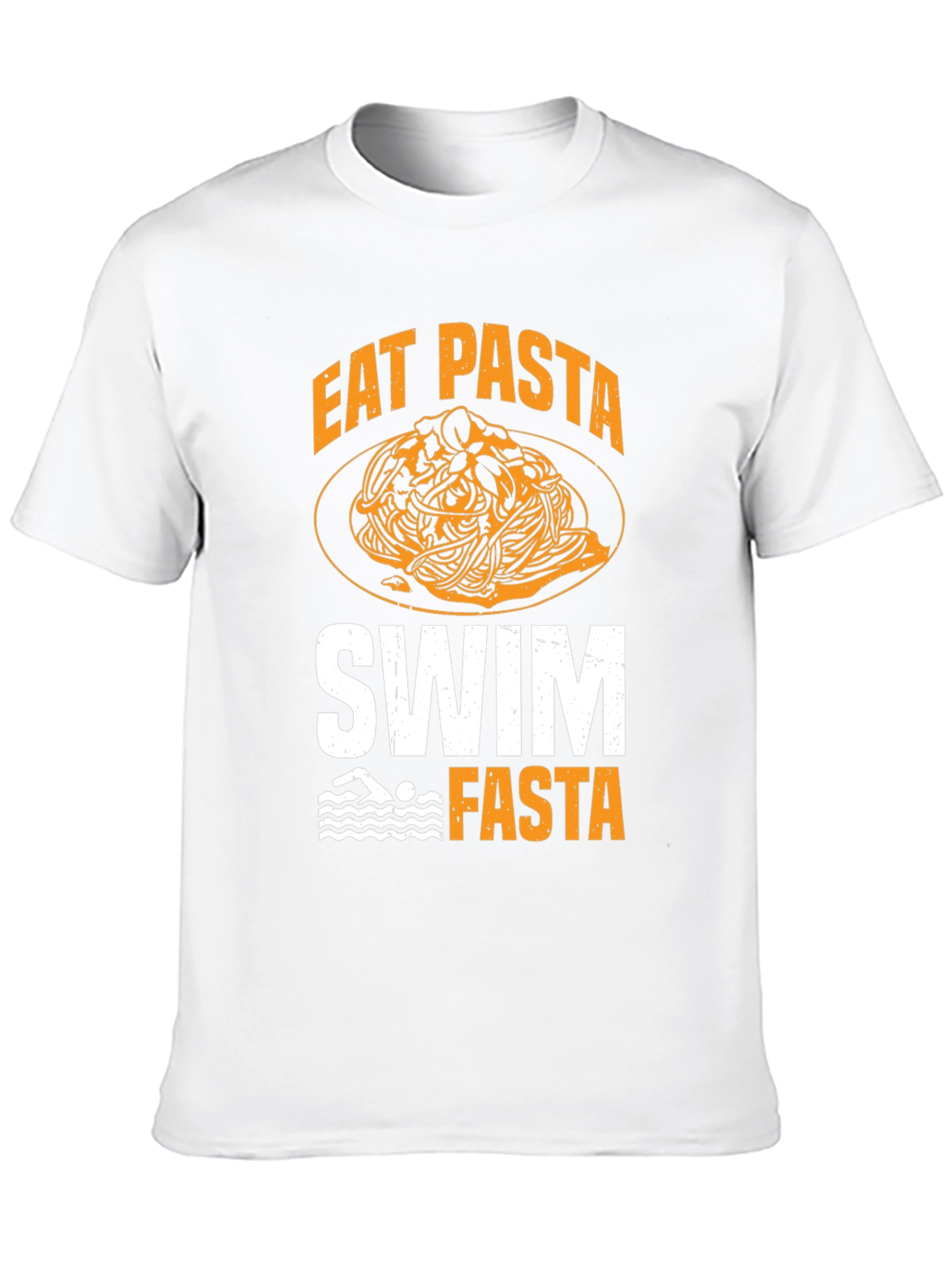 Eat Pasta Swim Fasta Graphic T-Shirt