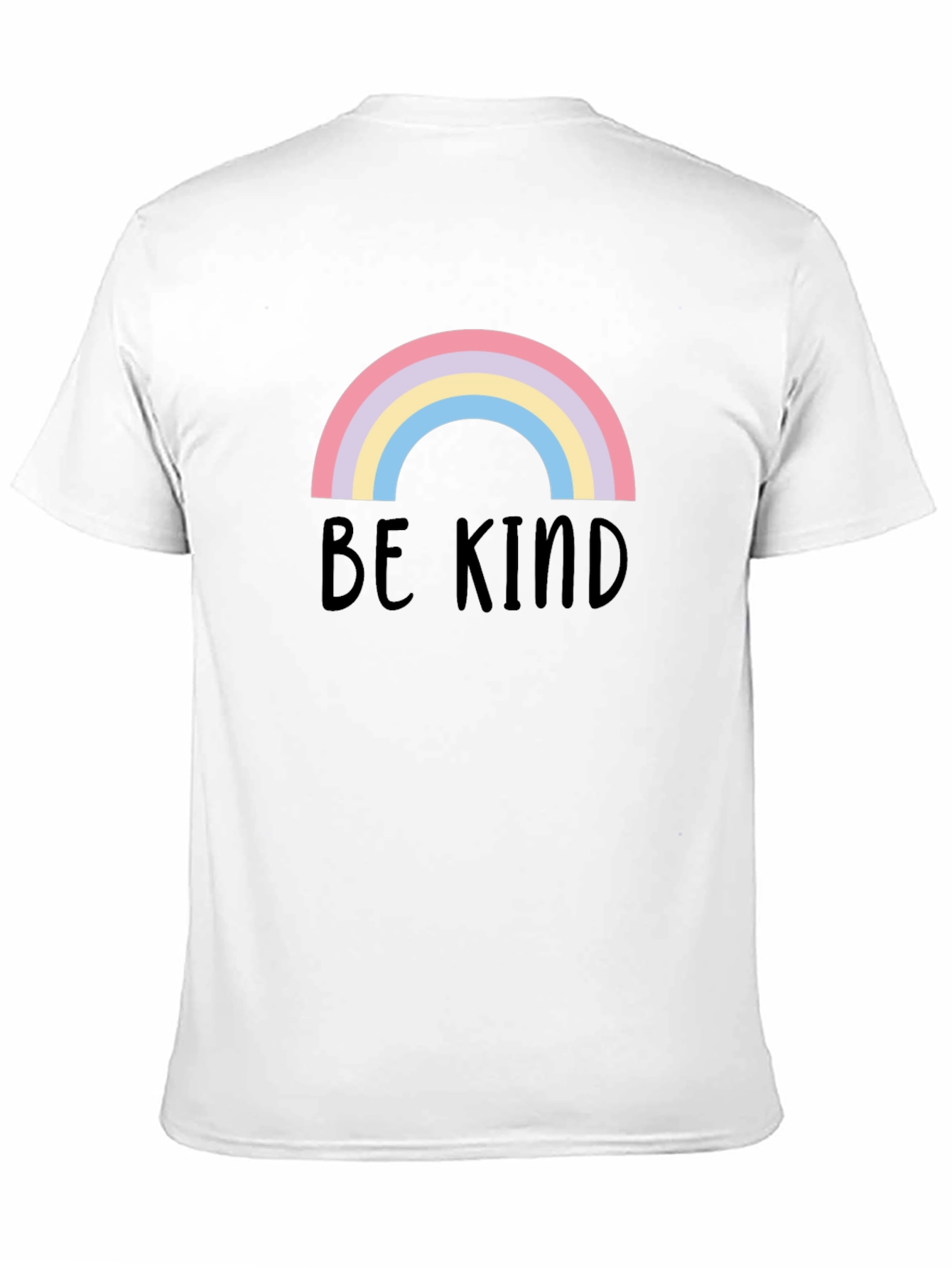 Be Kind Rainbow Graphic Tee - Black