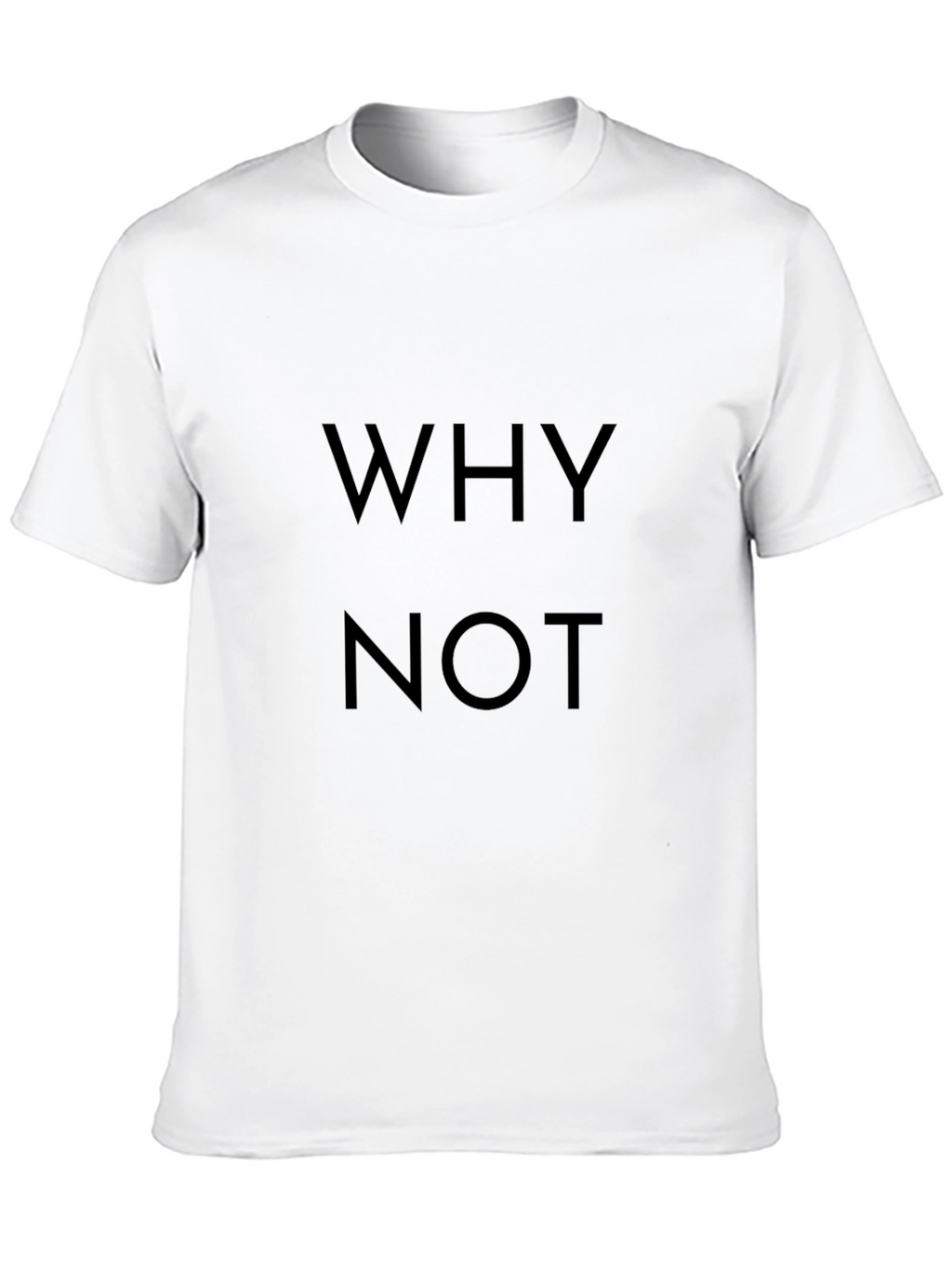 Why Not Black Graphic Tee - Casual Menswear