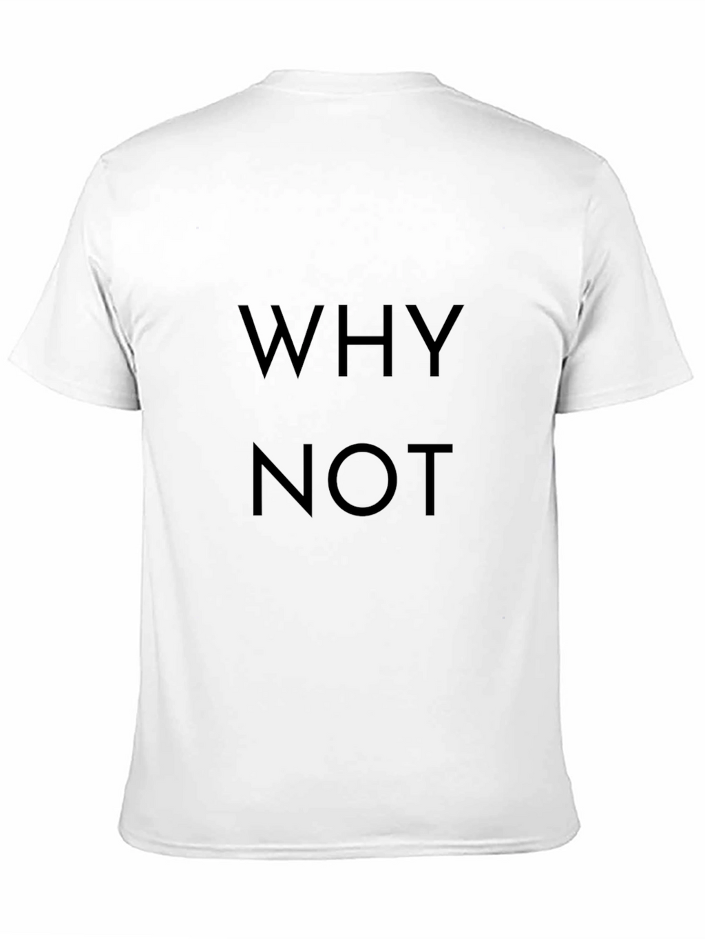 Why Not Black Graphic Tee - Casual Menswear