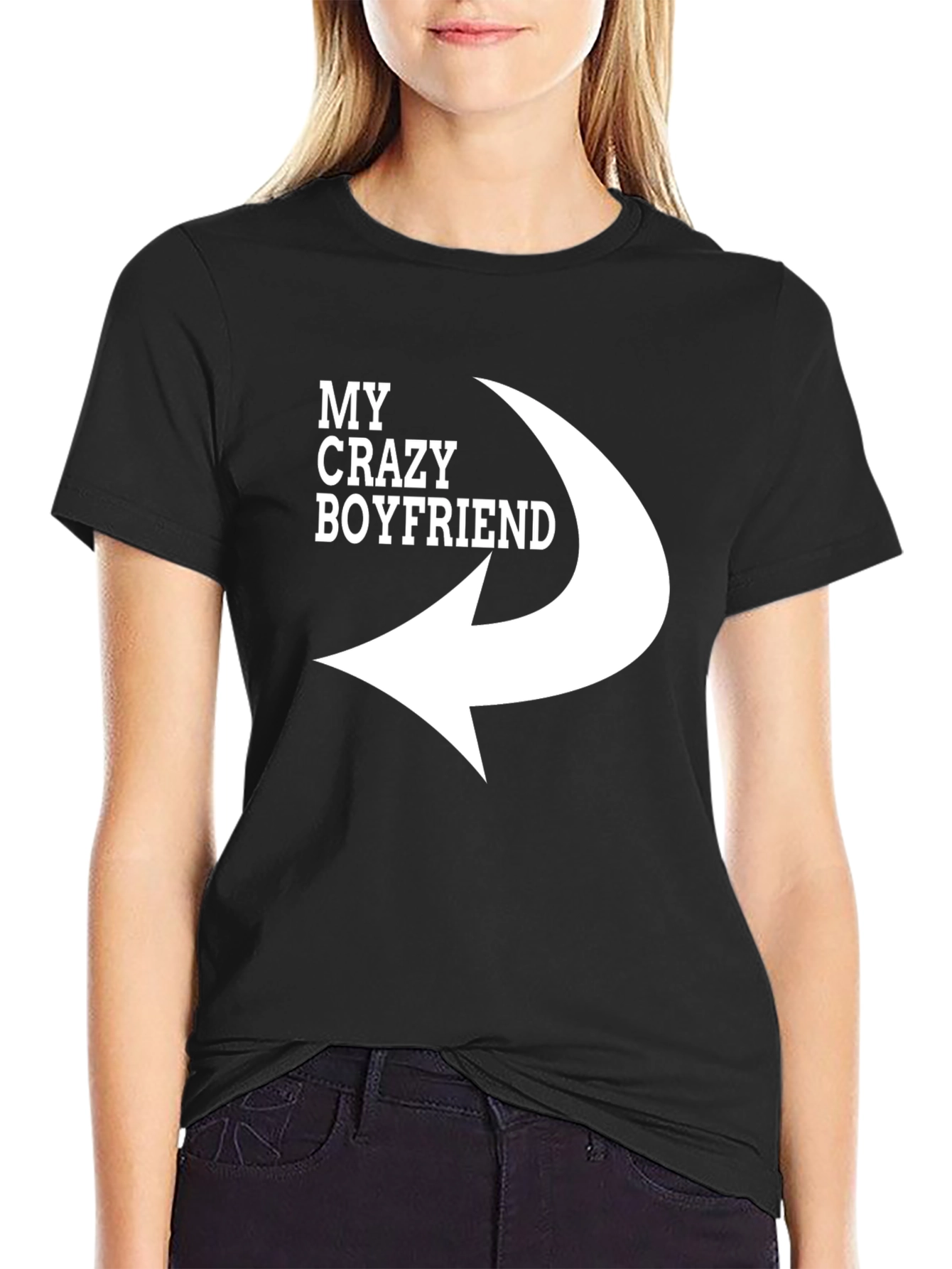 My Crazy Boyfriend T-Shirt - Funny Relationship Tee