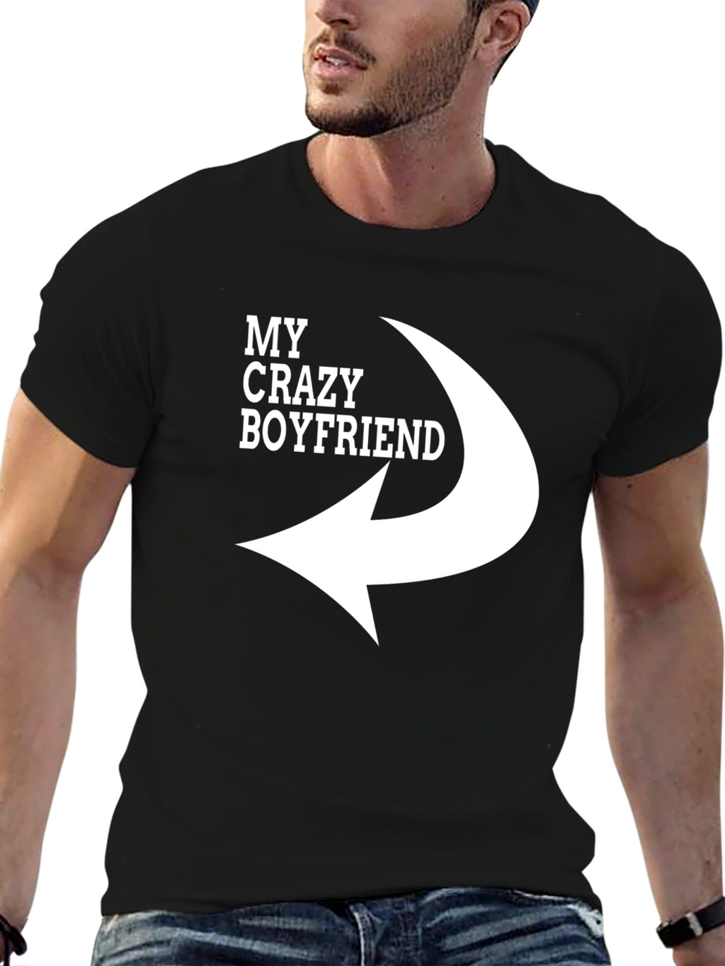 My Crazy Boyfriend T-Shirt - Funny Relationship Tee