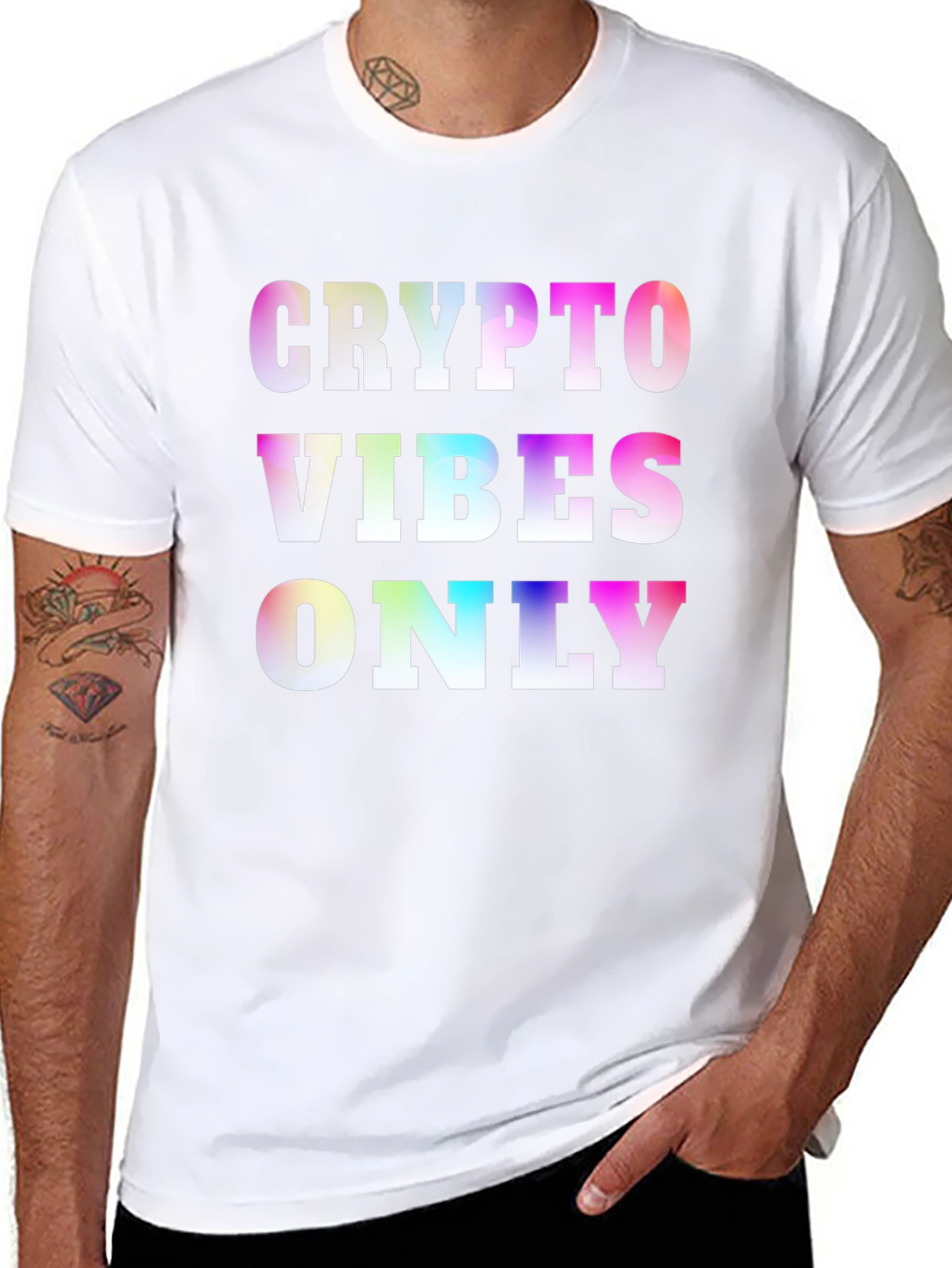 Crypto Vibes Only Graphic T-Shirt