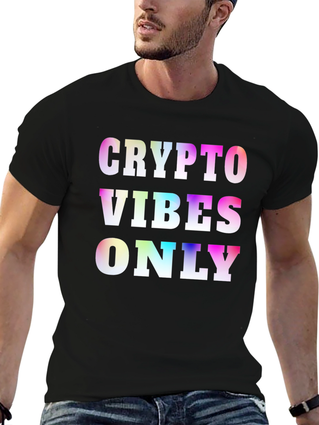 Crypto Vibes Only Graphic T-Shirt