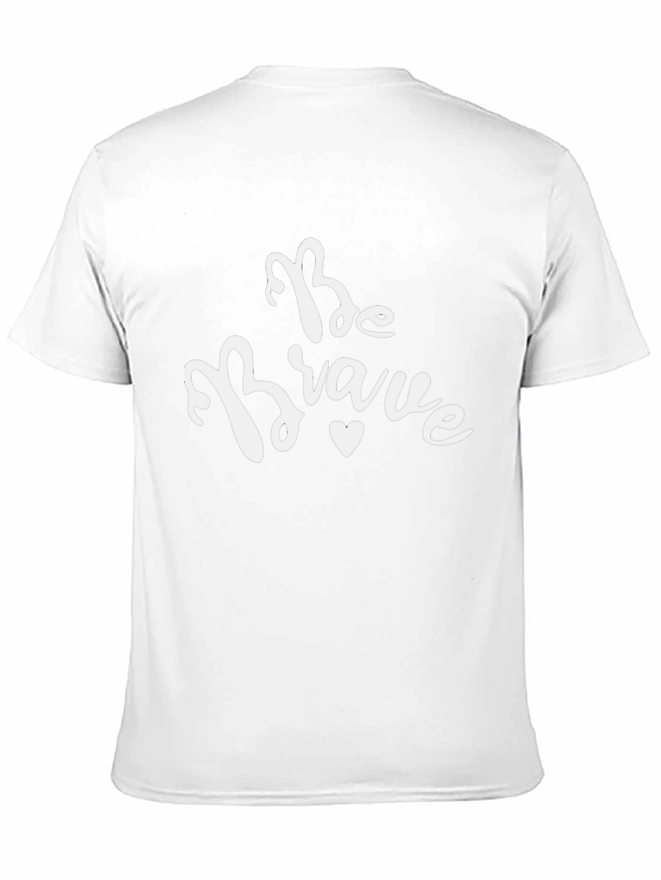 Be Brave Graphic Tee - Inspirational Black T-Shirt
