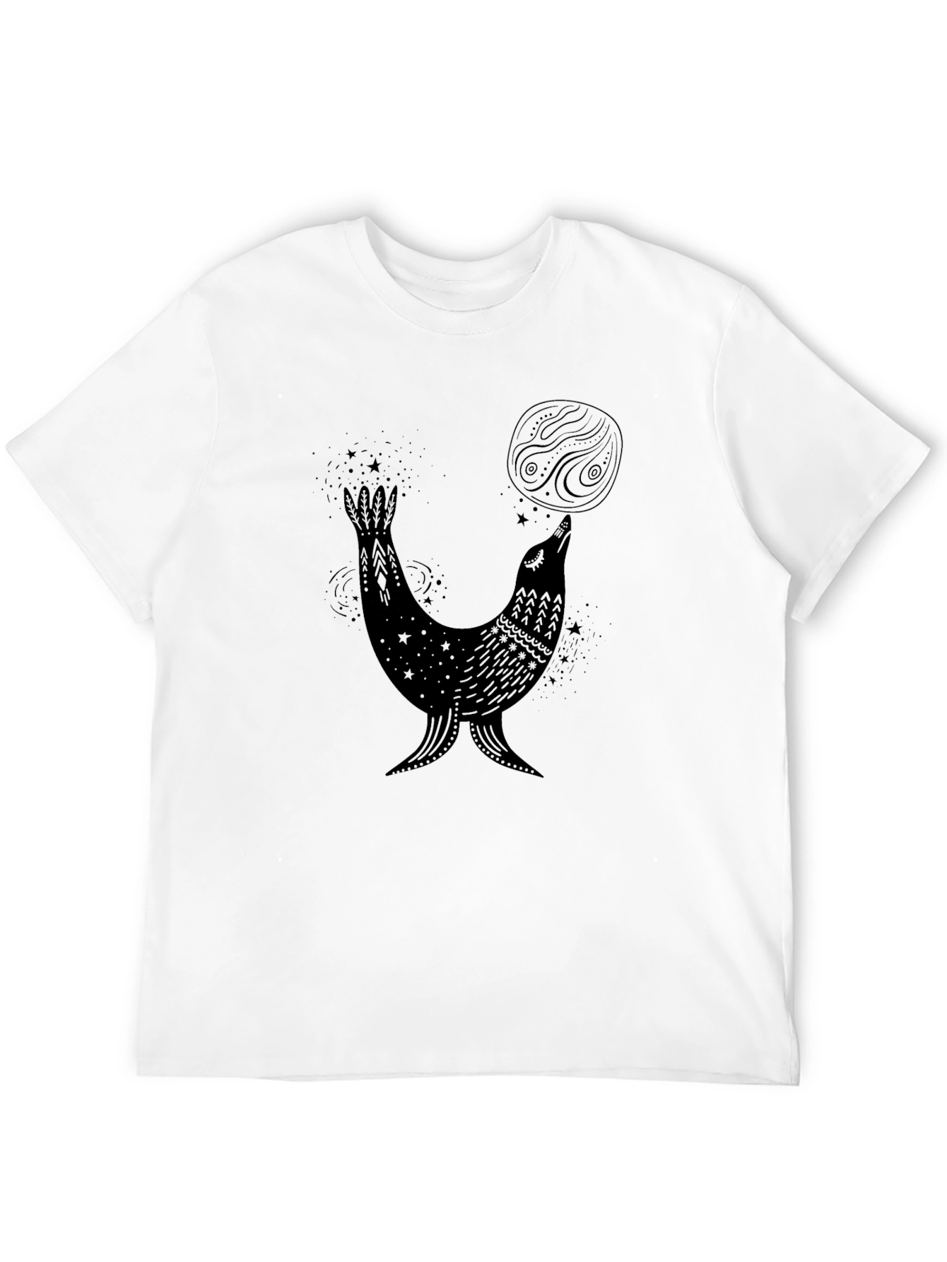 Mystical Seal T-Shirt - Unique Graphic Tee