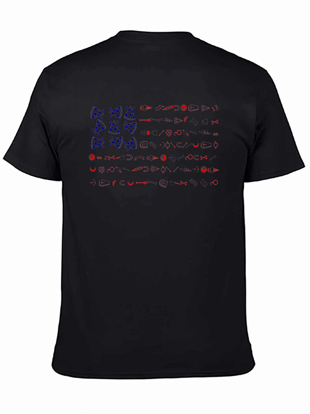 Esoteric Symbol Flag Graphic T-Shirt