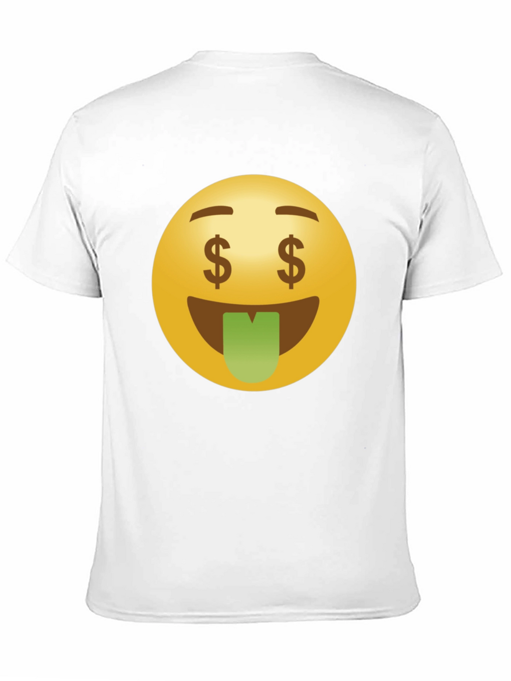 Money Eyes Emoji Black T-Shirt