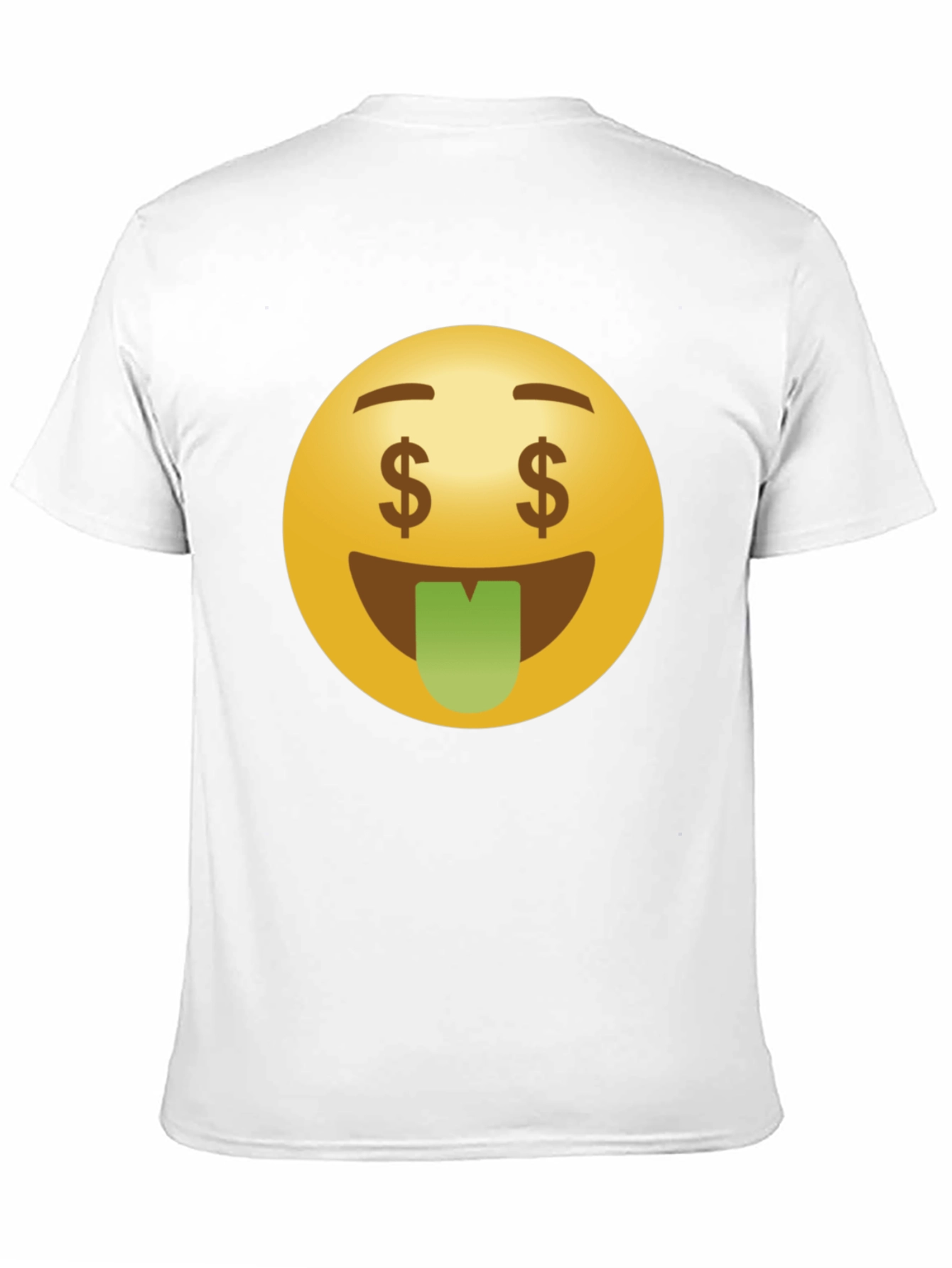 Money Eyes Emoji Black T-Shirt