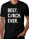 Best Coach Ever T-Shirt Football Design