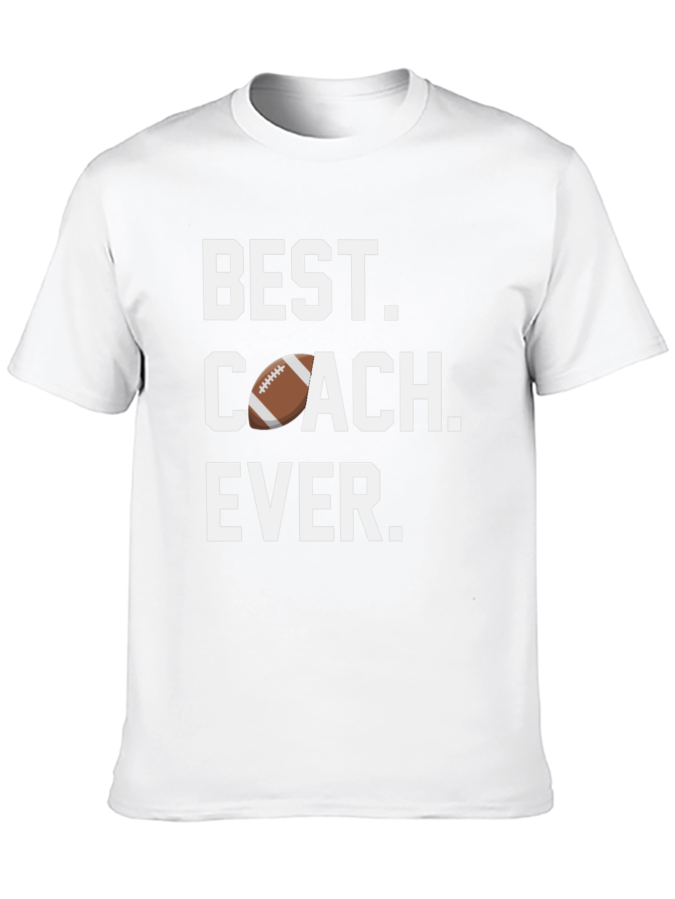 Best Coach Ever T-Shirt Football Design