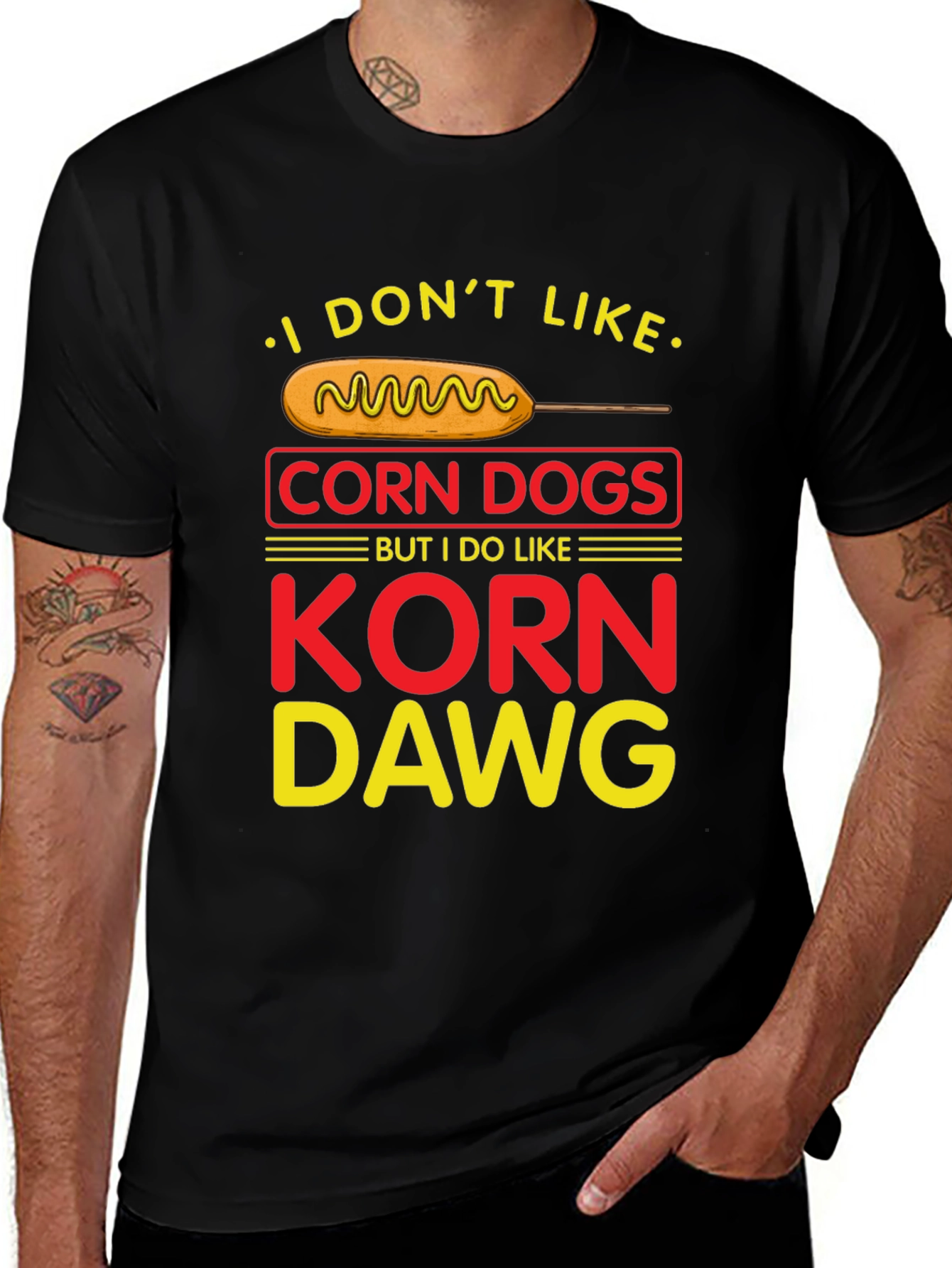 Korn Dawg T-Shirt - Funny Foodie Tee