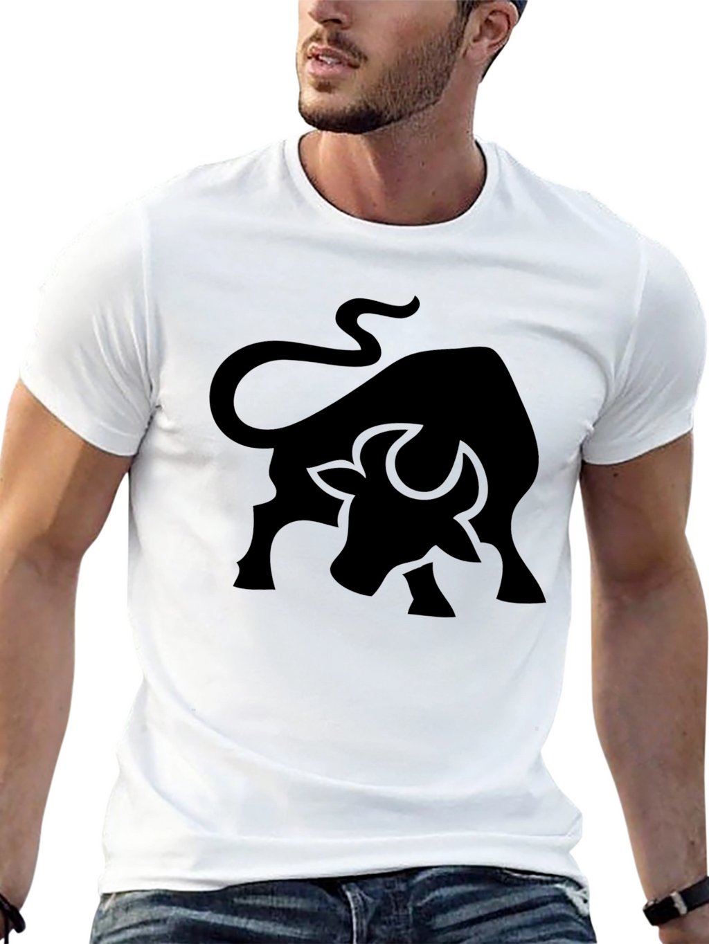 Black Bull Graphic Tee - Bold Style