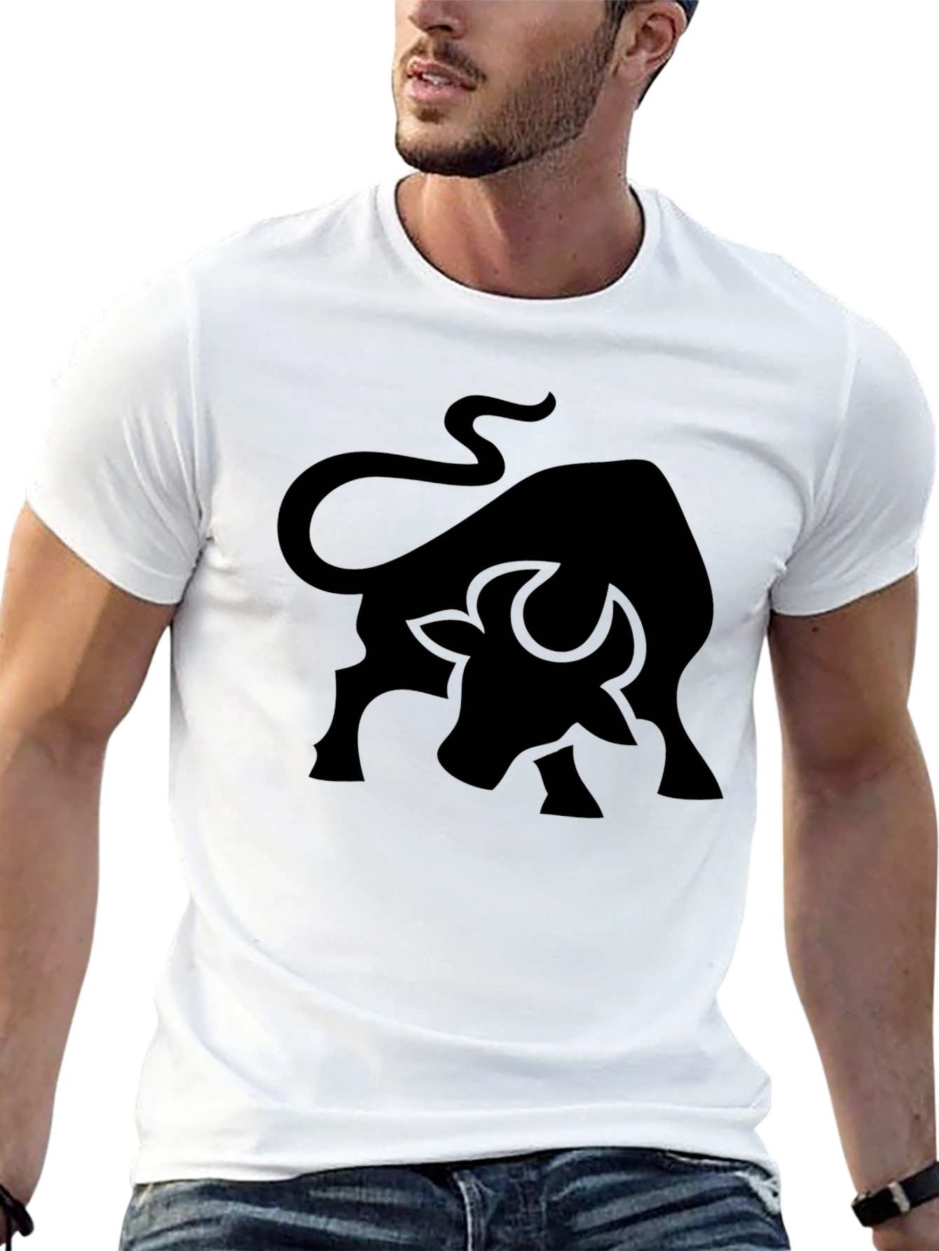 Black Bull Graphic Tee - Bold Style