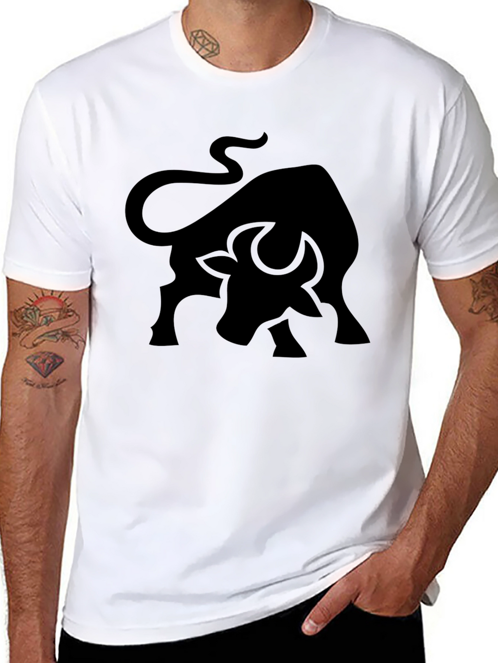 Black Bull Graphic Tee - Bold Style