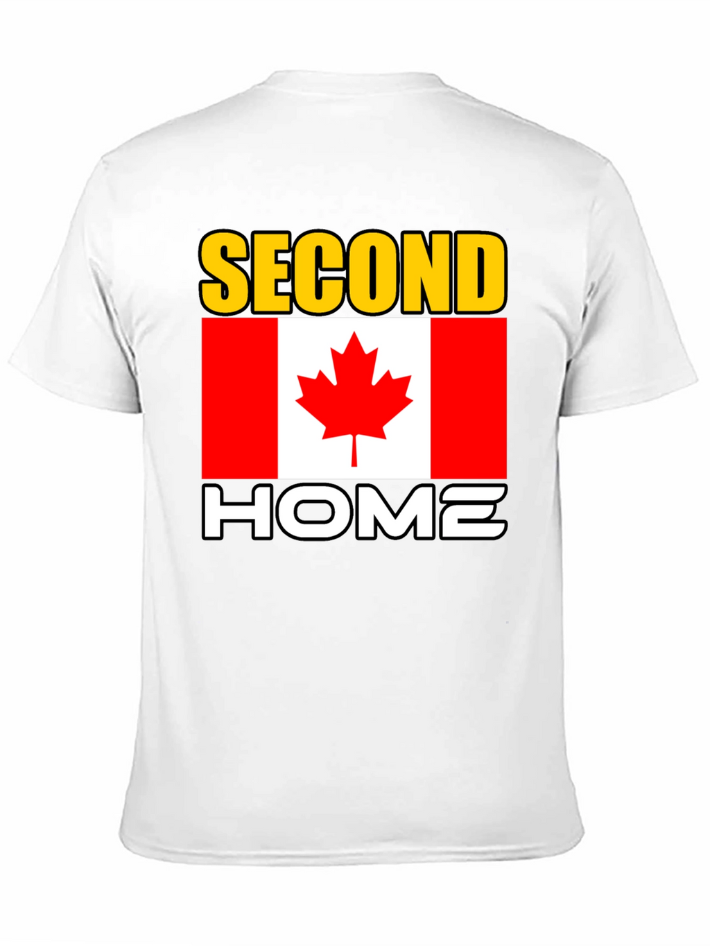 Canada Second Home Black T-Shirt