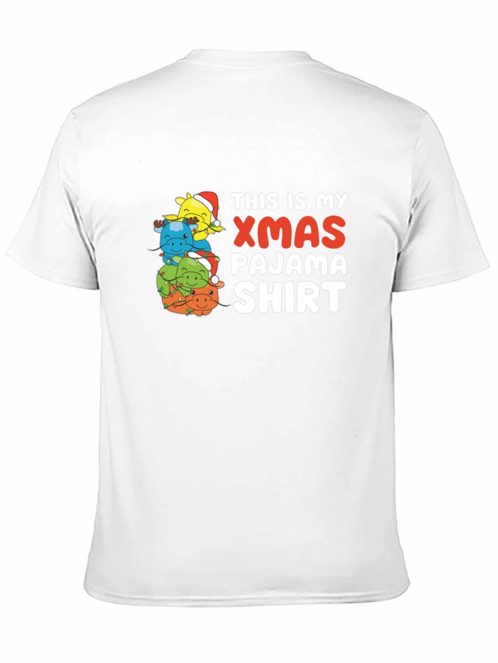 Xmas Pajama Shirt - Holiday Tee