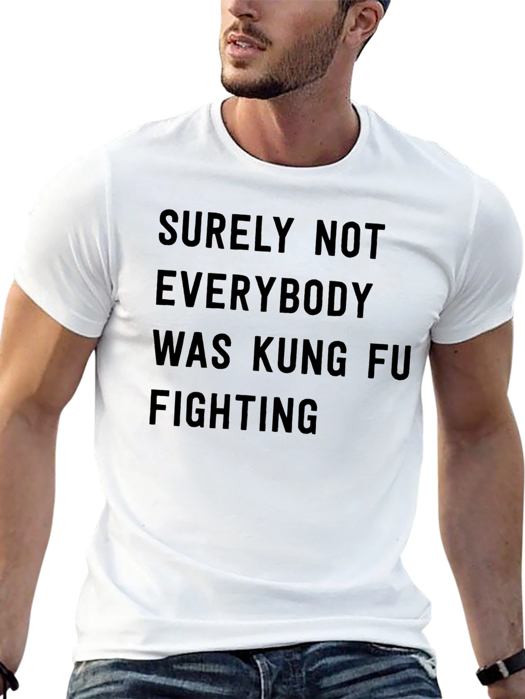 Kung Fu Fighting Slogan T-Shirt