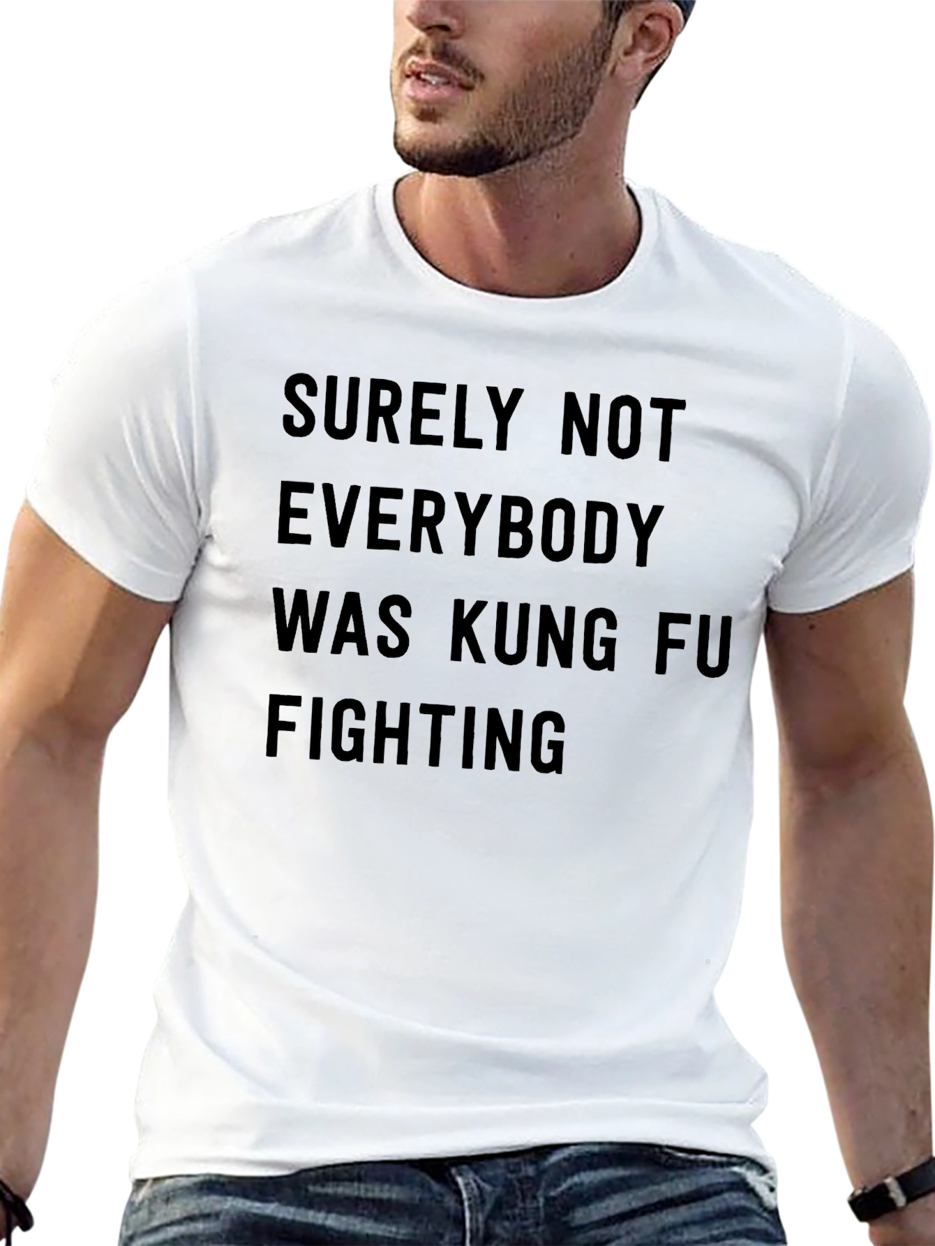 Kung Fu Fighting Slogan T-Shirt