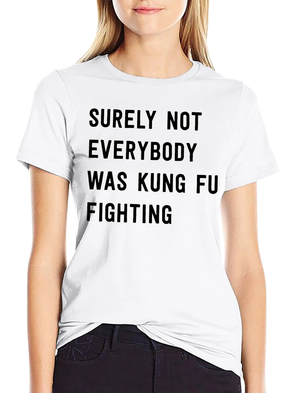 Kung Fu Fighting Slogan T-Shirt